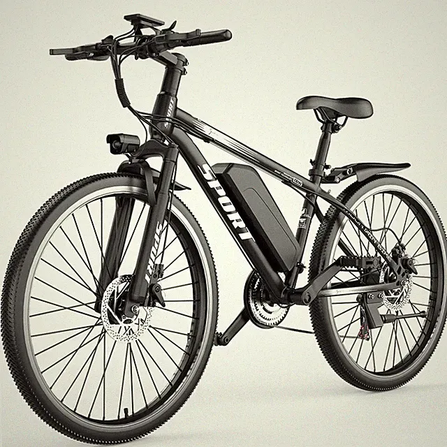 26-inch Electric Mountain Bike,749W motor,48V Removable Battery, advanced LCD di