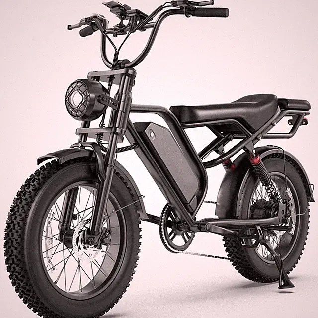 750W Fat Tire Electric Dirt Bike for Adults, 20" Electric Motorcycle Ebikes 18AH
