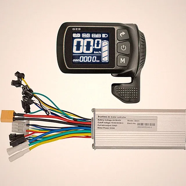 Brushless Electric Bike Controller 500W 48V LCD Panel