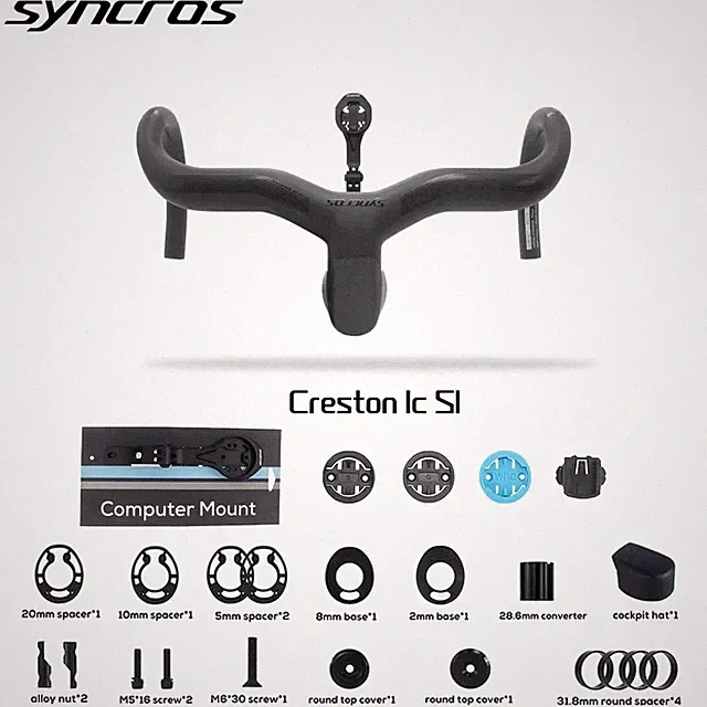 Carbon Integrated Handlebar WIth Mout for Road Bike Internal Cable Routing