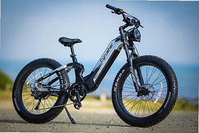 Cyrusher Trax 2.0 All Terrain Air Shock 9-speed 750W 52V 20AH Step-Thru. Ebike