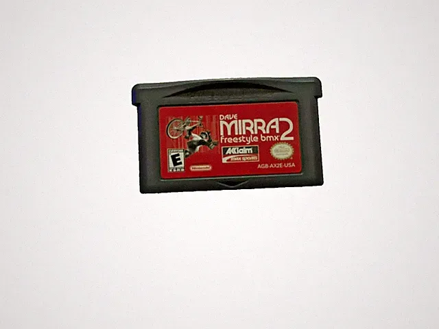 Dave Mirra Freestyle BMX 2 : Gameboy Advance : Tested : Cartridge-only