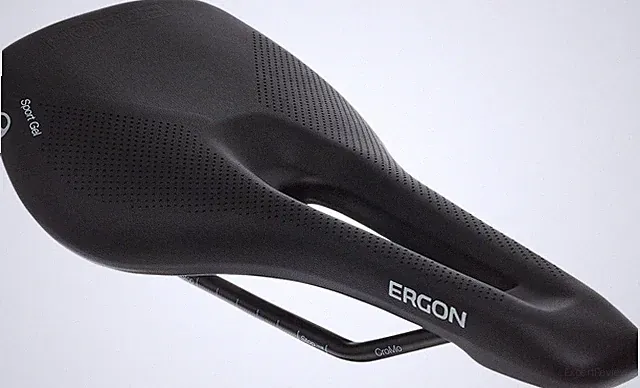 Ergon SR Sport Women's Gel Saddle - Small/Medium 261x141mm Chromoly Black