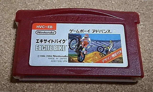 EXCITE BIKE Famicom MINI Nintendo Game Boy Advance From Japan