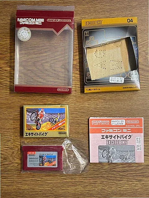 Famicom Mini Nintendo Gameboy Advance EXCITE BIKE