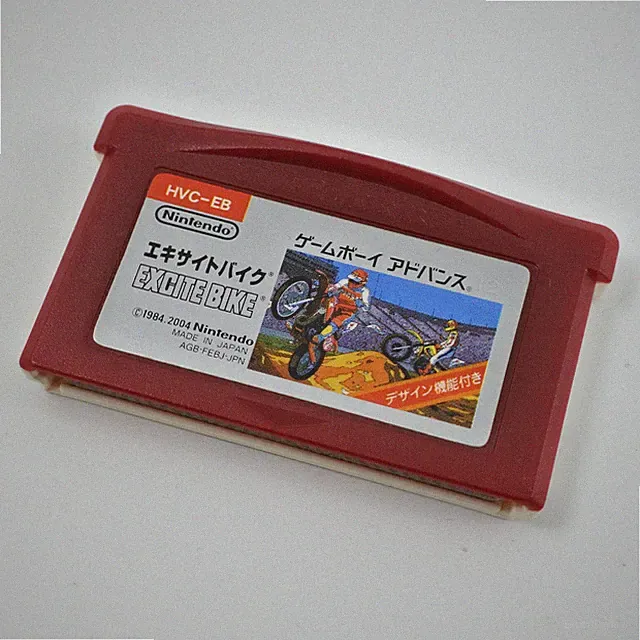 Game Boy Advance EXCITE BIKE Famicom MINI Cartridge Nintendo Japan gbac