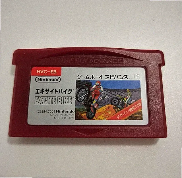 GBA EXCITE BIKE Game Boy Advance Famicom MINI Nintendo Cartridge Only Japan