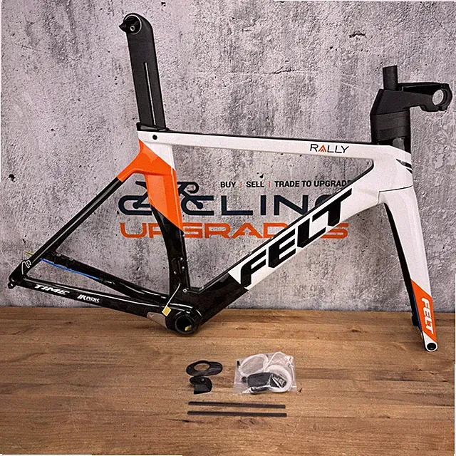 New! 2020 Felt AR Advanced Team Rally 51cm Carbon Disc Frameset Orange/White