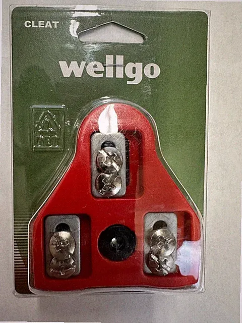 new bicycle WELLGO Cleats Look "ARC" Compatible RC-5 9° float RED