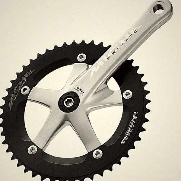 New Miche Primato Advanced Track Crankset 167.5mm 50T Silver Fixed Gear