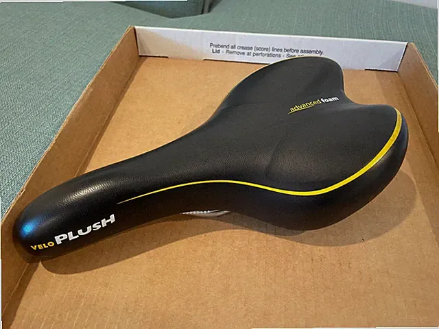 VELO PLUSH Advanced Foam Bicycle Saddle Premium Comfort for Daily & Long Riding