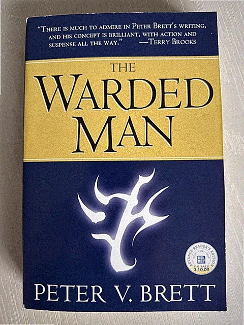Warded Man: Book 1 Demon Cycle by Peter V. Brett 2009 Advance Reader Copy